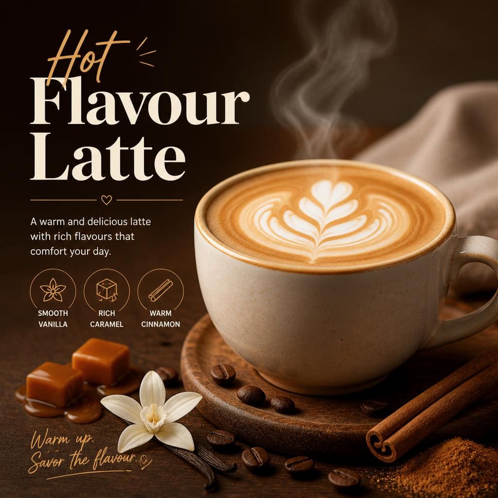 Hot Flavour Latte